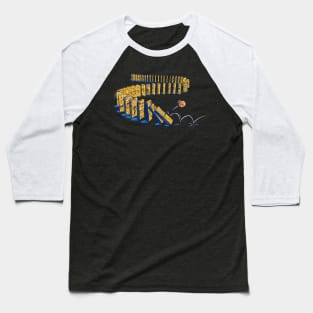 OOps! the dominoes are falling Baseball T-Shirt